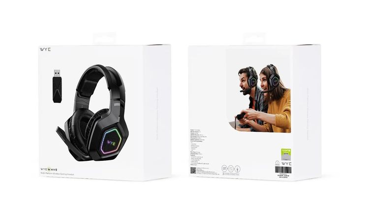 WYE Multi-Platform Wireless Gaming Headset RRP £69.99 Brand New image 2